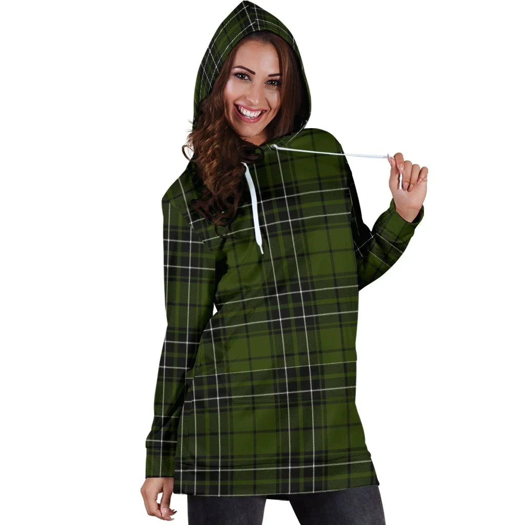 MacLean Hunting Tartan Plaid Hoodie Dress