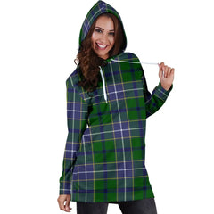 Wishart Hunting Modern Tartan Plaid Hoodie Dress