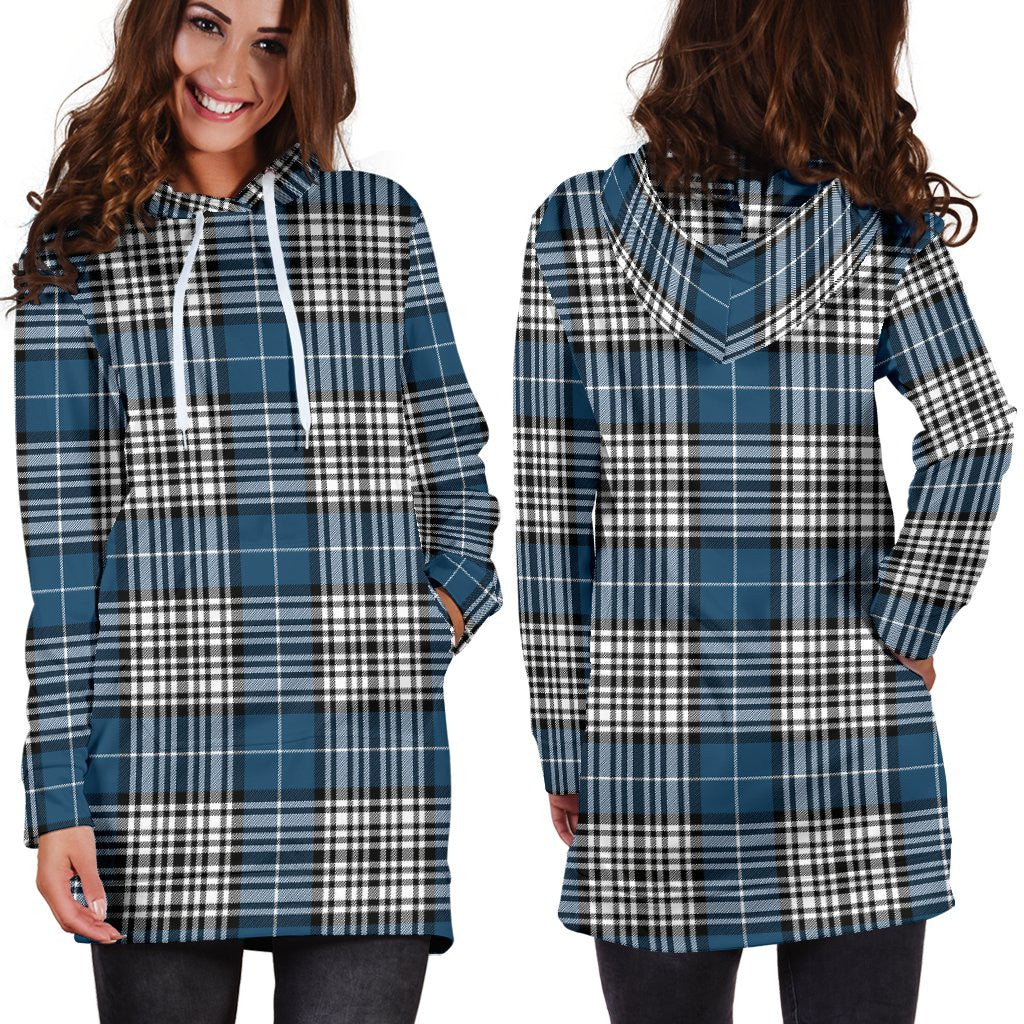 Napier Modern Tartan Plaid Hoodie Dress