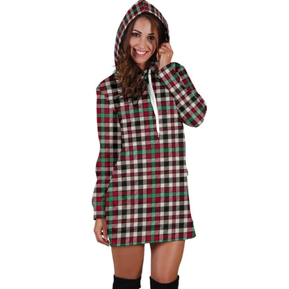 Borthwick Dress Ancient Tartan Plaid Hoodie Dress