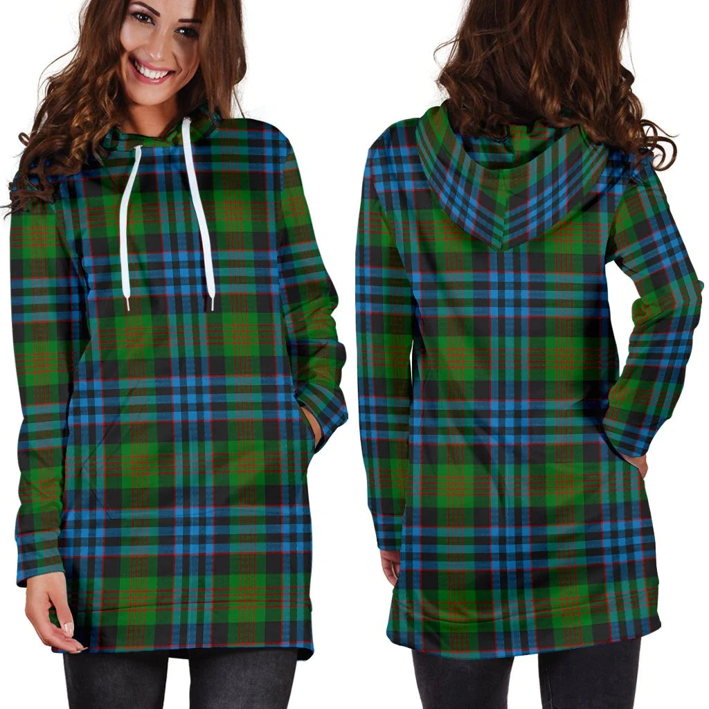 Newlands of Lauriston Tartan Plaid Hoodie Dress