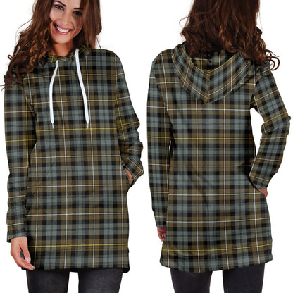 Campbell Argyll Weathered Tartan Plaid Hoodie Dress