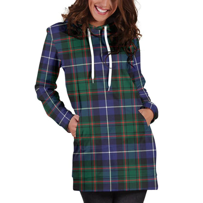 MacRae Hunting Modern Tartan Plaid Hoodie Dress