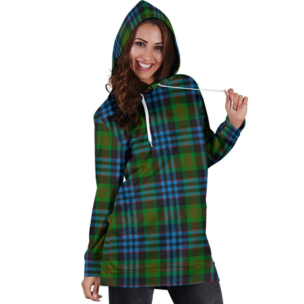 Newlands of Lauriston Tartan Plaid Hoodie Dress