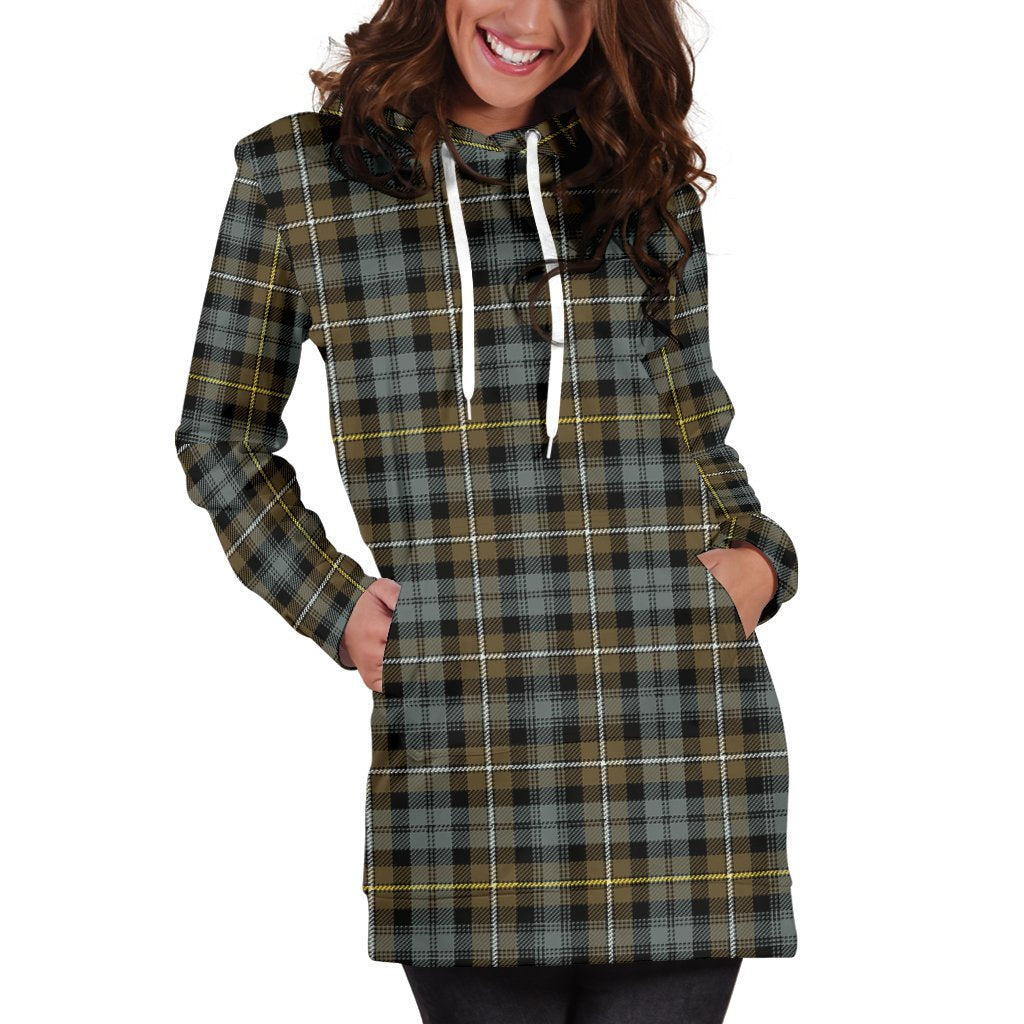 Campbell Argyll Weathered Tartan Plaid Hoodie Dress