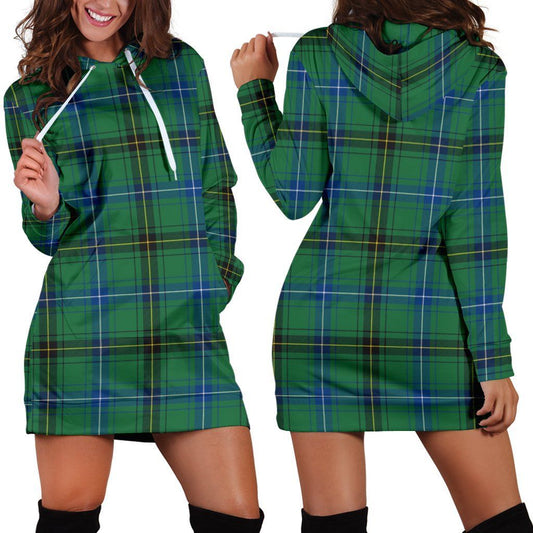 Henderson Ancient Tartan Plaid Hoodie Dress