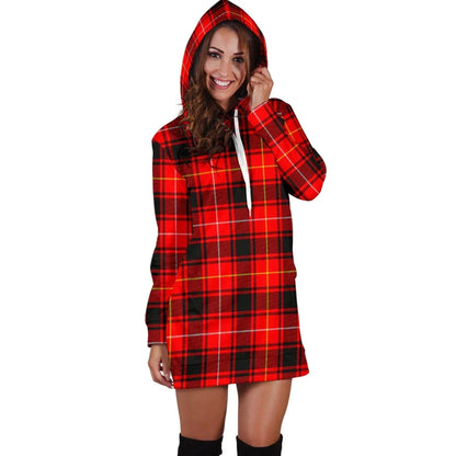 MacIver Modern Tartan Plaid Hoodie Dress