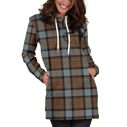 MacLaren Weathered Tartan Plaid Hoodie Dress