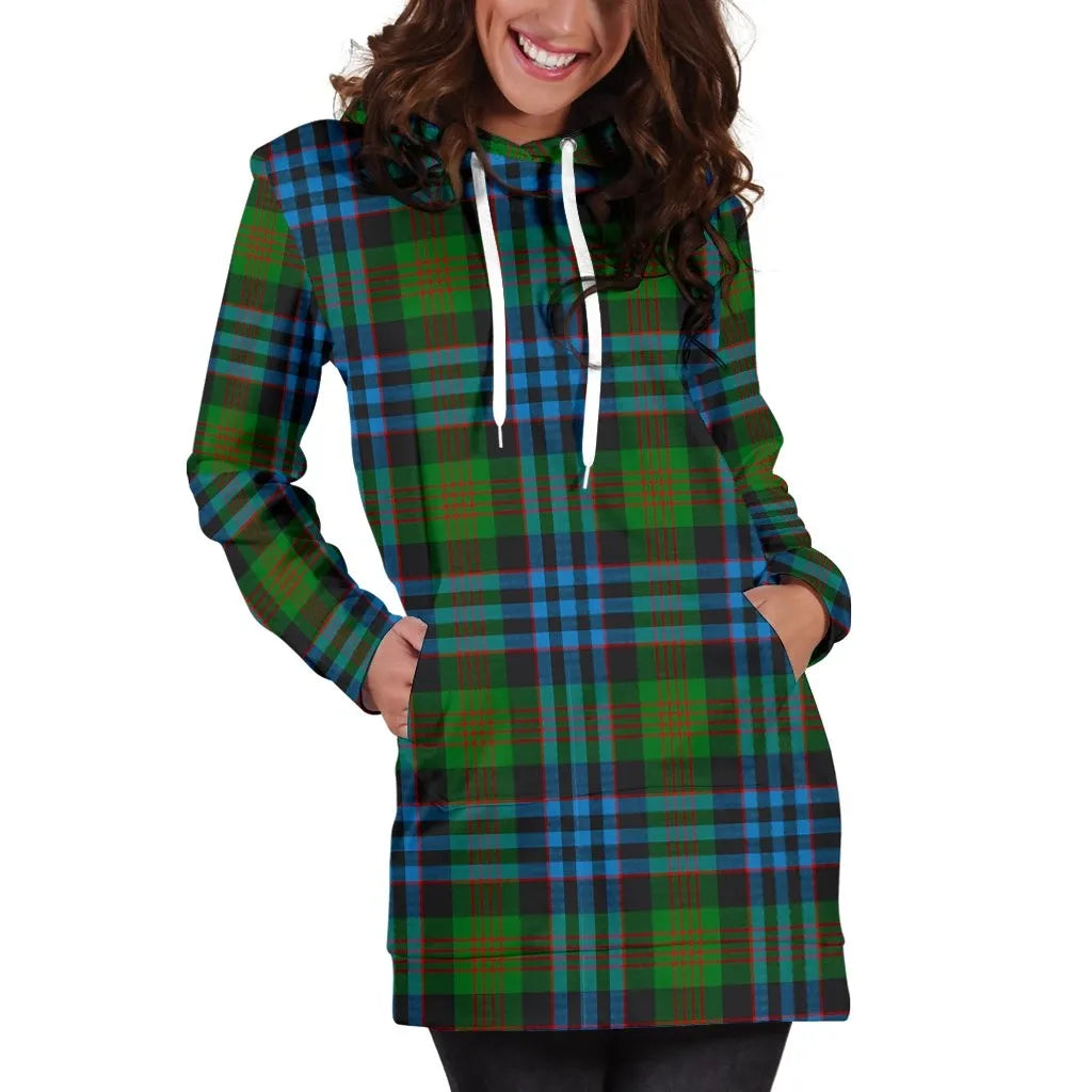 Newlands of Lauriston Tartan Plaid Hoodie Dress