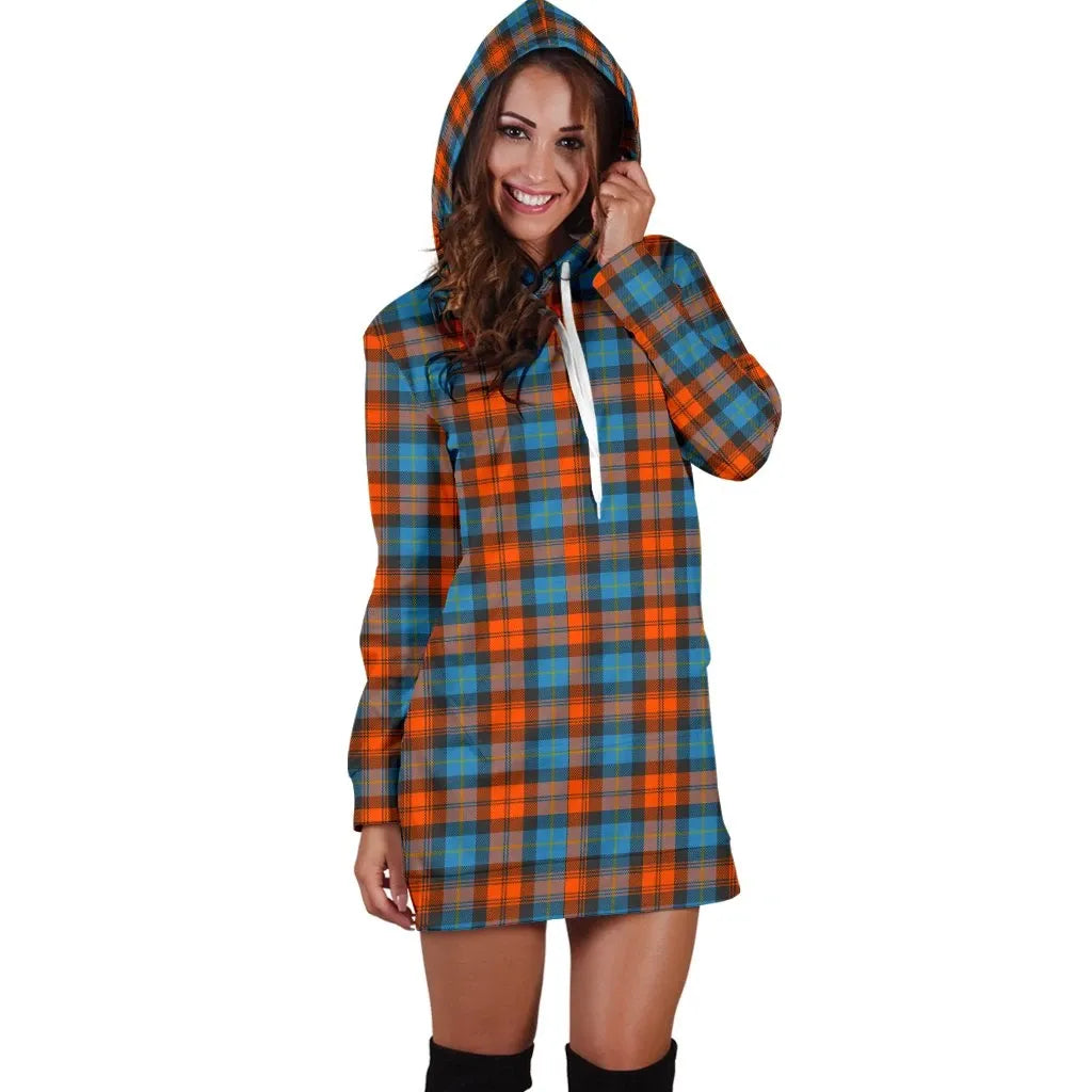 MacLachlan Ancient Tartan Plaid Hoodie Dress