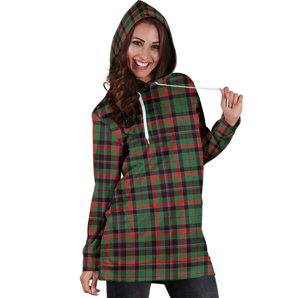 Cumming Hunting Ancient Tartan Plaid Hoodie Dress