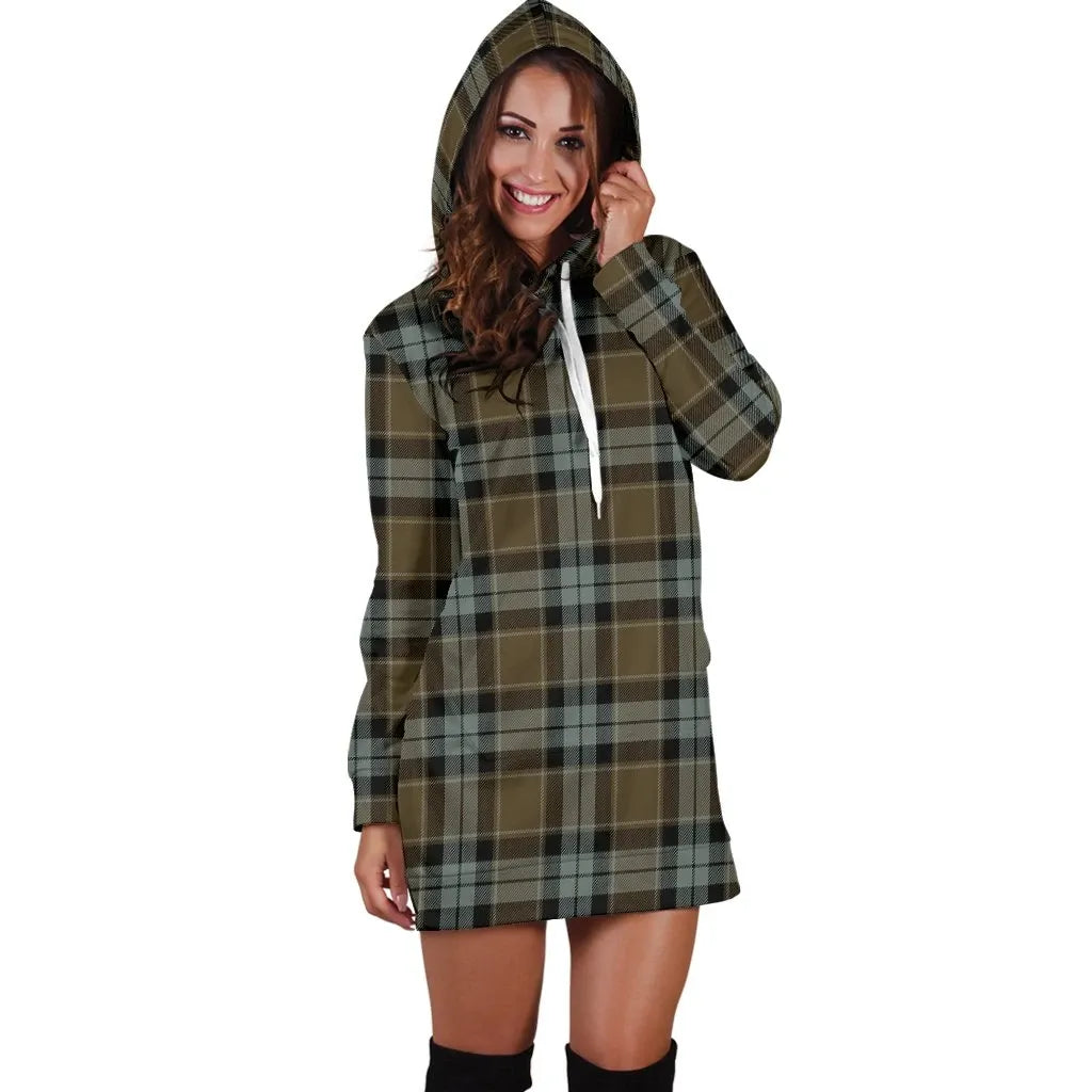 Graham of Menteith Weathered Tartan Plaid Hoodie Dress