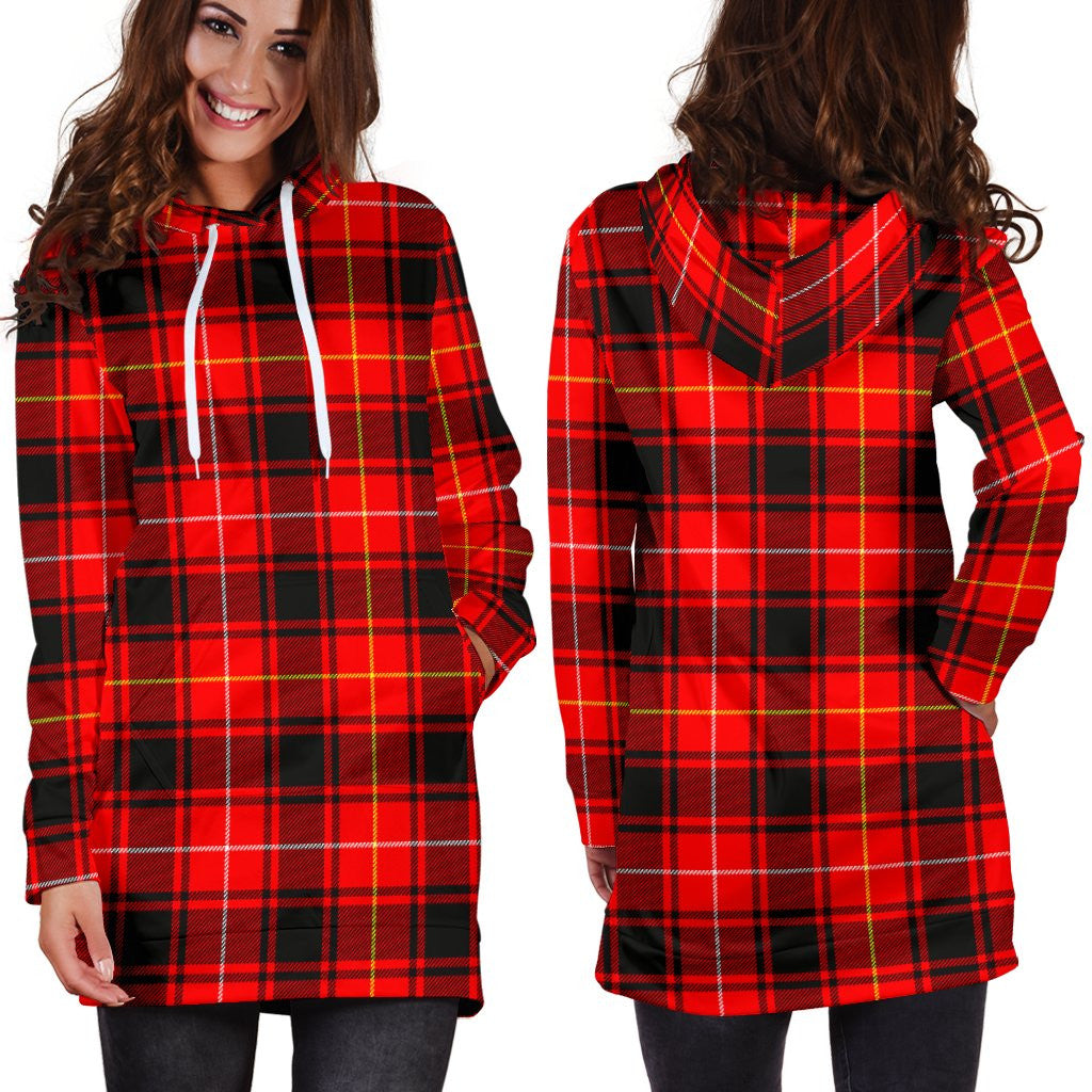 MacIver Modern Tartan Plaid Hoodie Dress