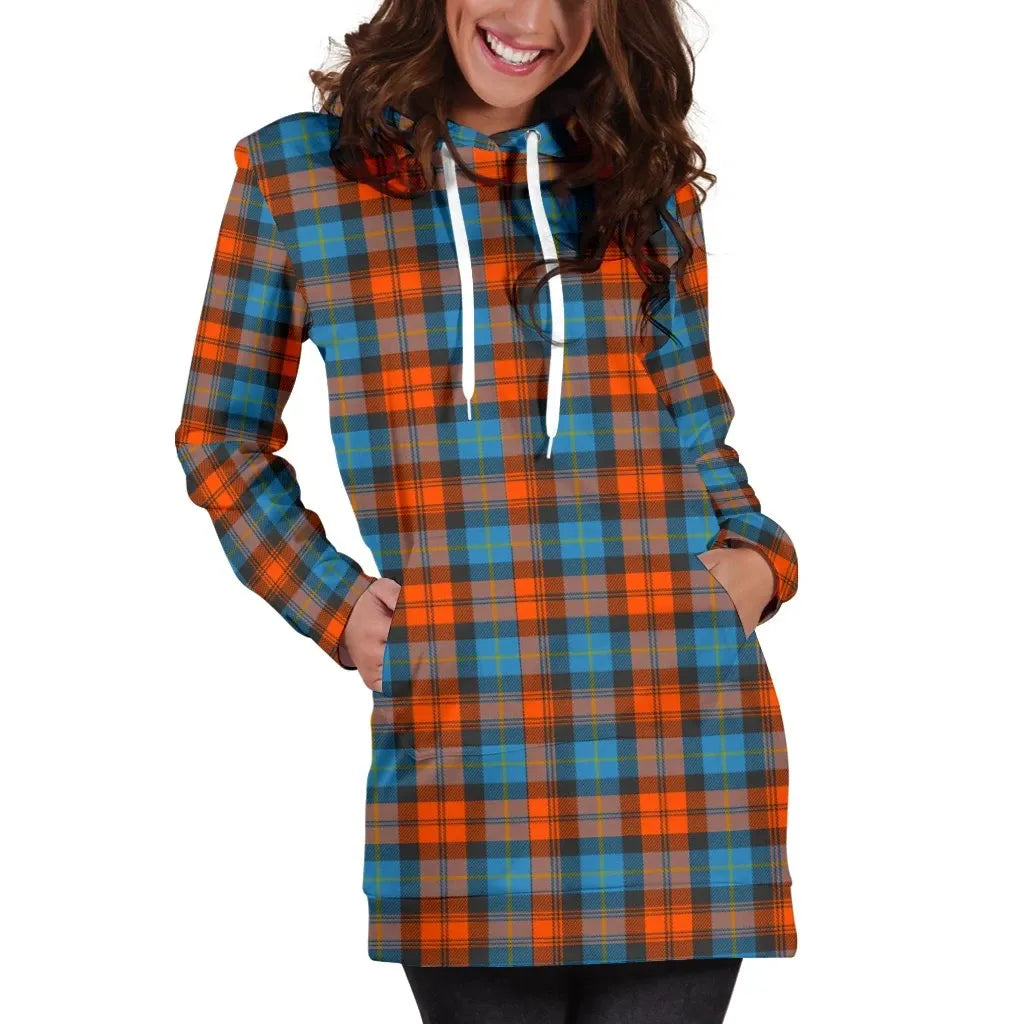 MacLachlan Ancient Tartan Plaid Hoodie Dress