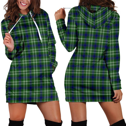 Tweedside District Tartan Plaid Hoodie Dress