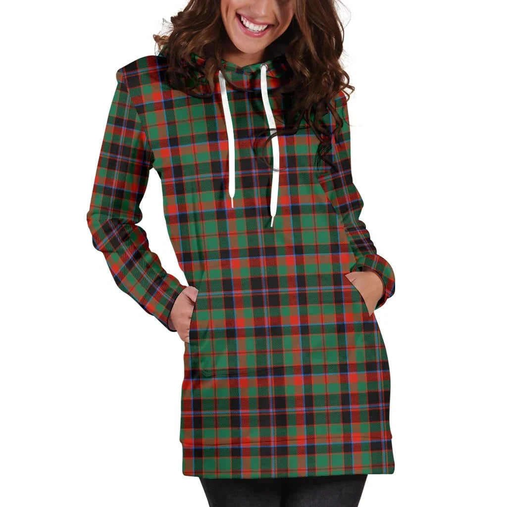 Cumming Hunting Ancient Tartan Plaid Hoodie Dress