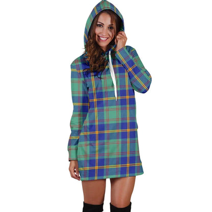 US Marine Tartan Plaid Hoodie Dress