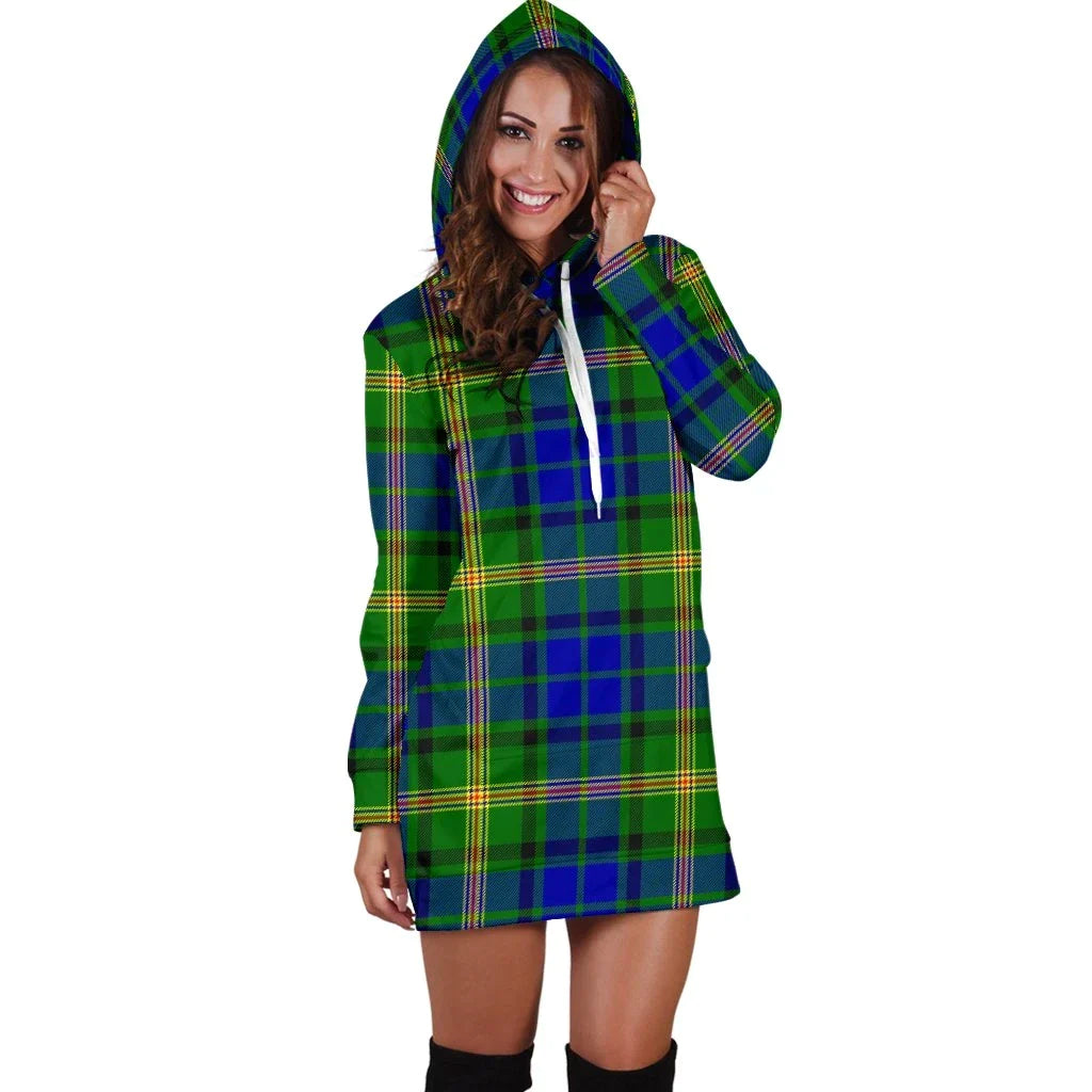 Maitland Tartan Plaid Hoodie Dress