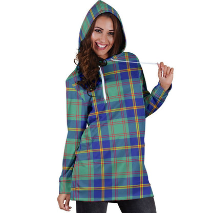 US Marine Tartan Plaid Hoodie Dress