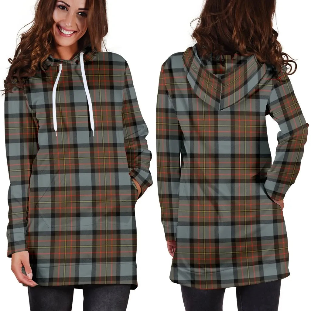 MacLaren Weathered Tartan Plaid Hoodie Dress