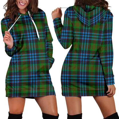 Newlands of Lauriston Tartan Plaid Hoodie Dress