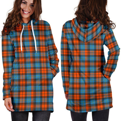 MacLachlan Ancient Tartan Plaid Hoodie Dress