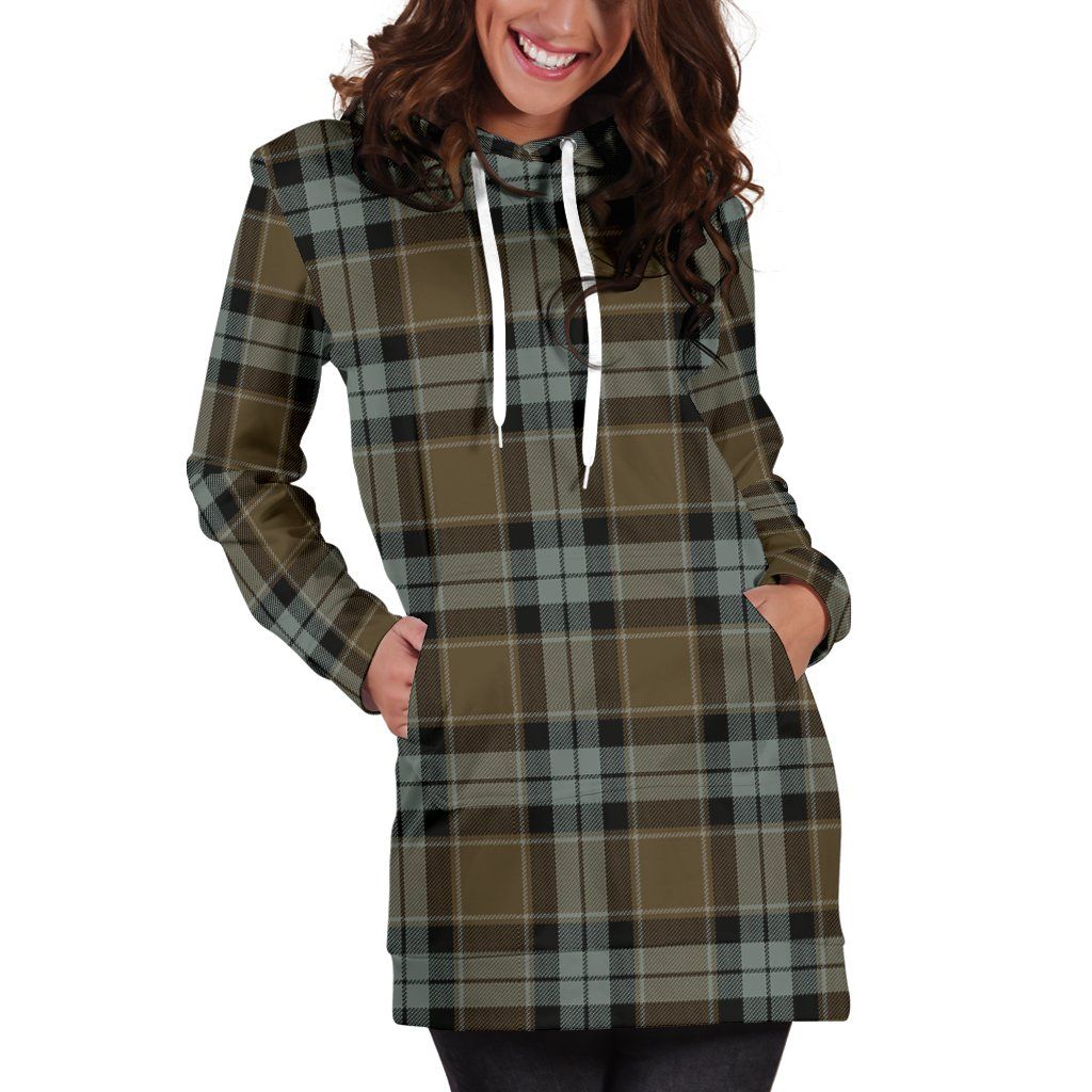 Graham of Menteith Weathered Tartan Plaid Hoodie Dress