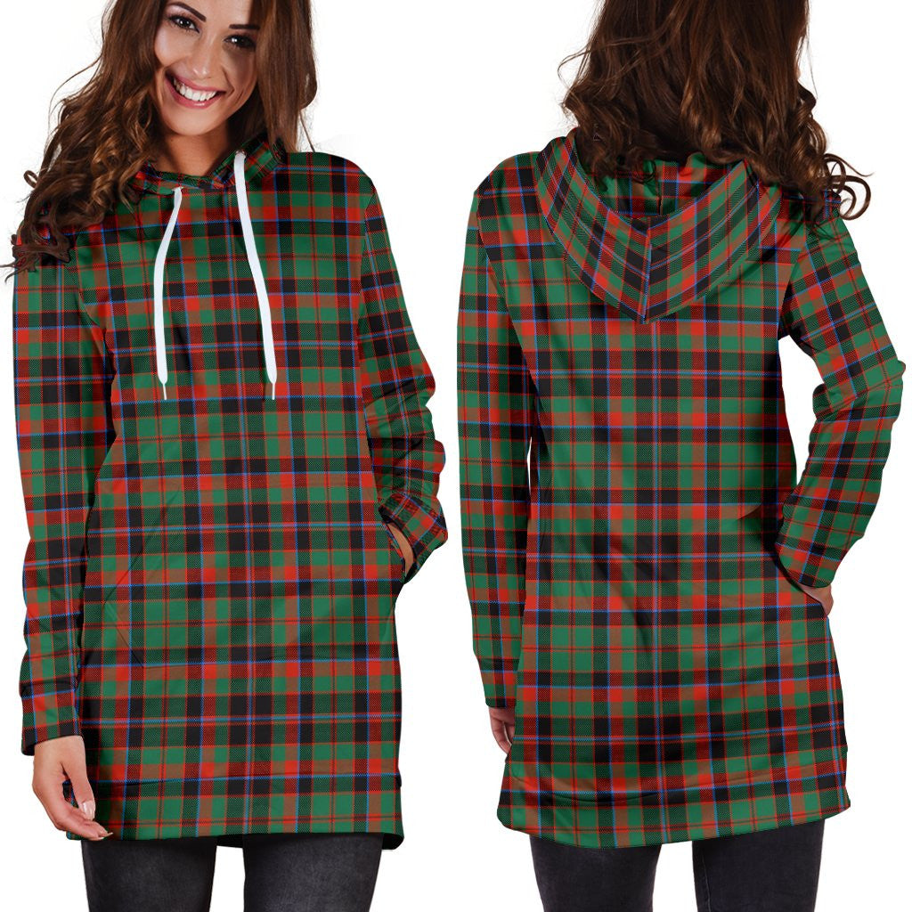 Cumming Hunting Ancient Tartan Plaid Hoodie Dress