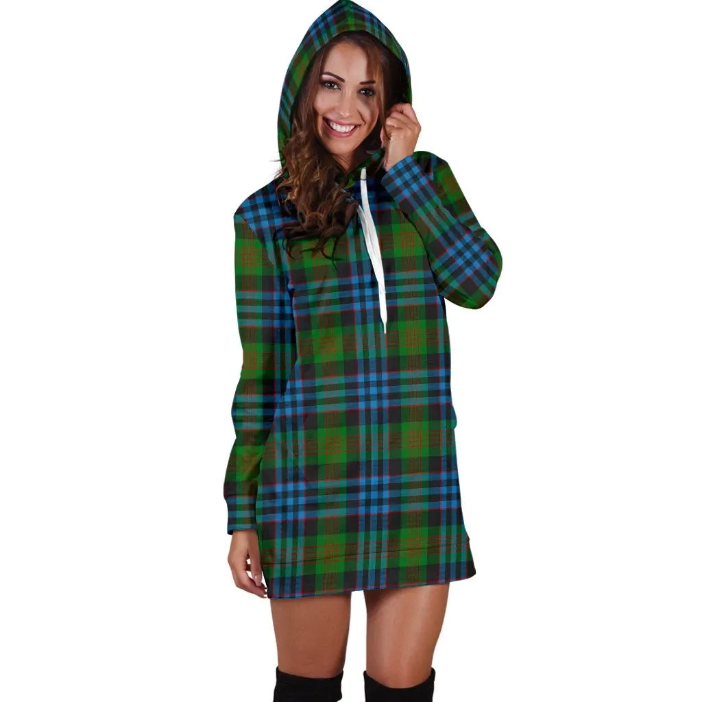 Newlands of Lauriston Tartan Plaid Hoodie Dress