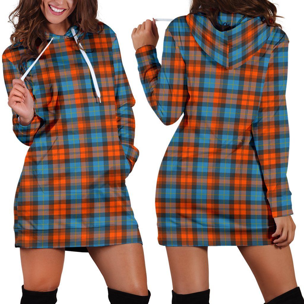 MacLachlan Ancient Tartan Plaid Hoodie Dress