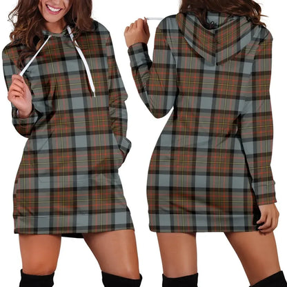 MacLaren Weathered Tartan Plaid Hoodie Dress