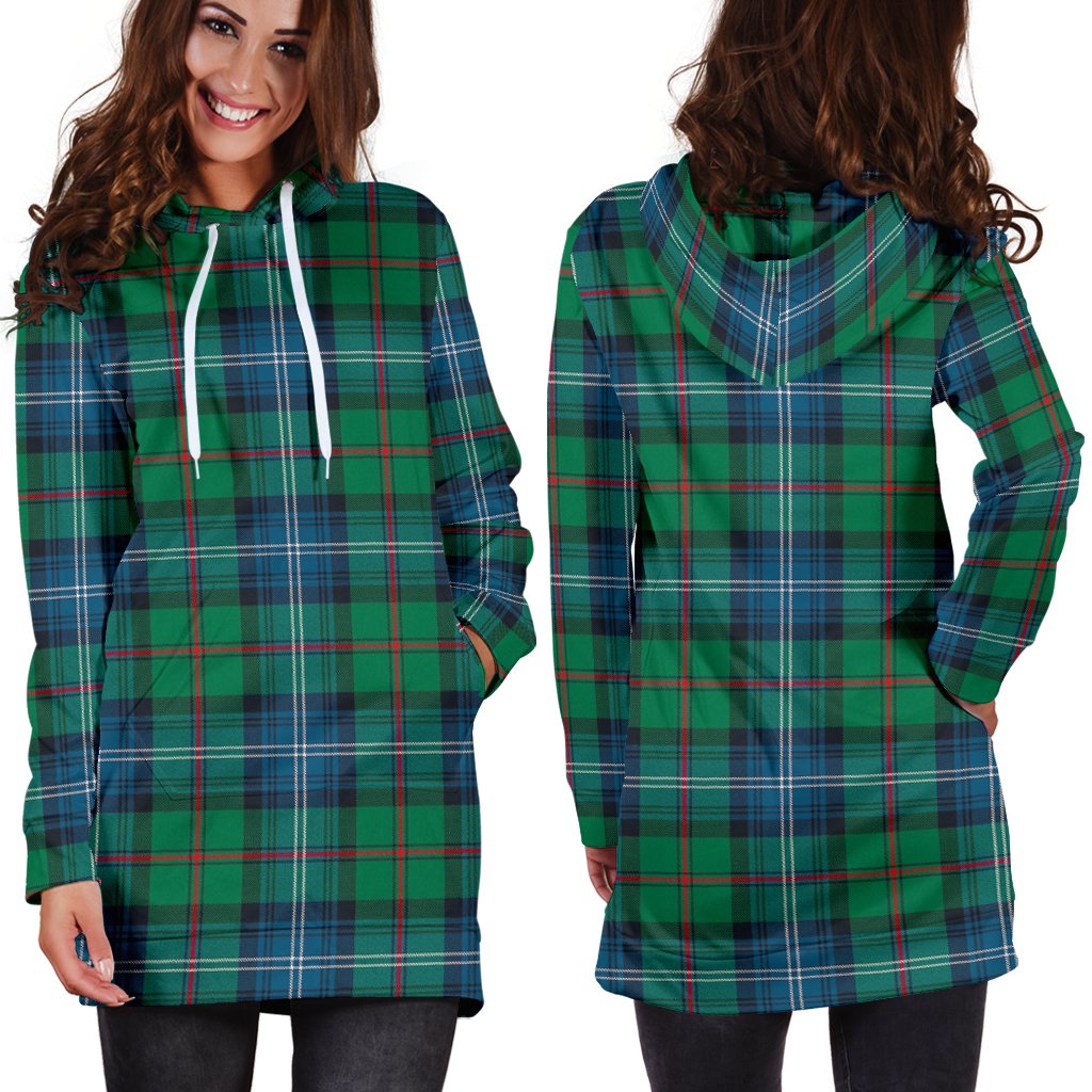 Urquhart Ancient Tartan Plaid Hoodie Dress