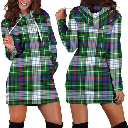 MacKenzie Dress Modern Tartan Plaid Hoodie Dress