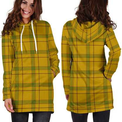 Houston Tartan Plaid Hoodie Dress