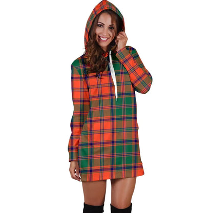 Stewart of Appin Ancient Tartan Plaid Hoodie Dress