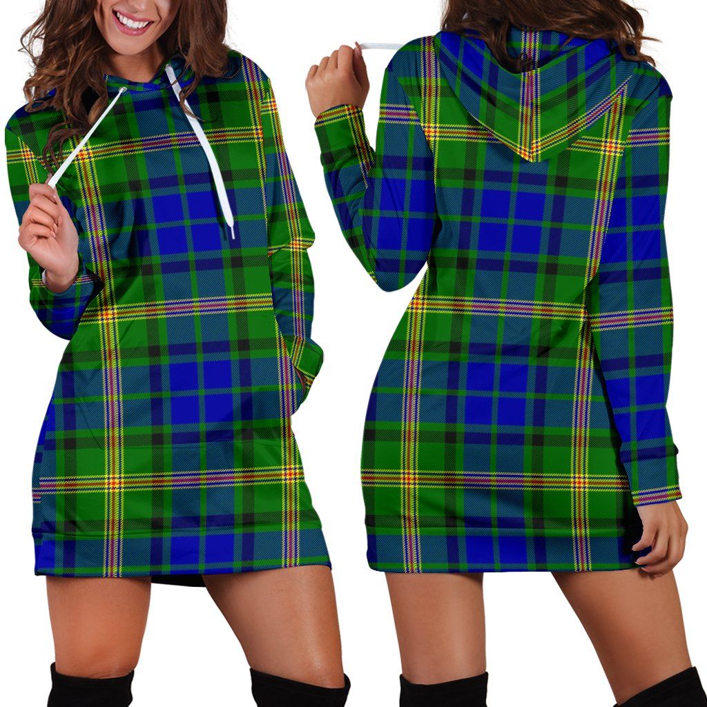 Maitland Tartan Plaid Hoodie Dress