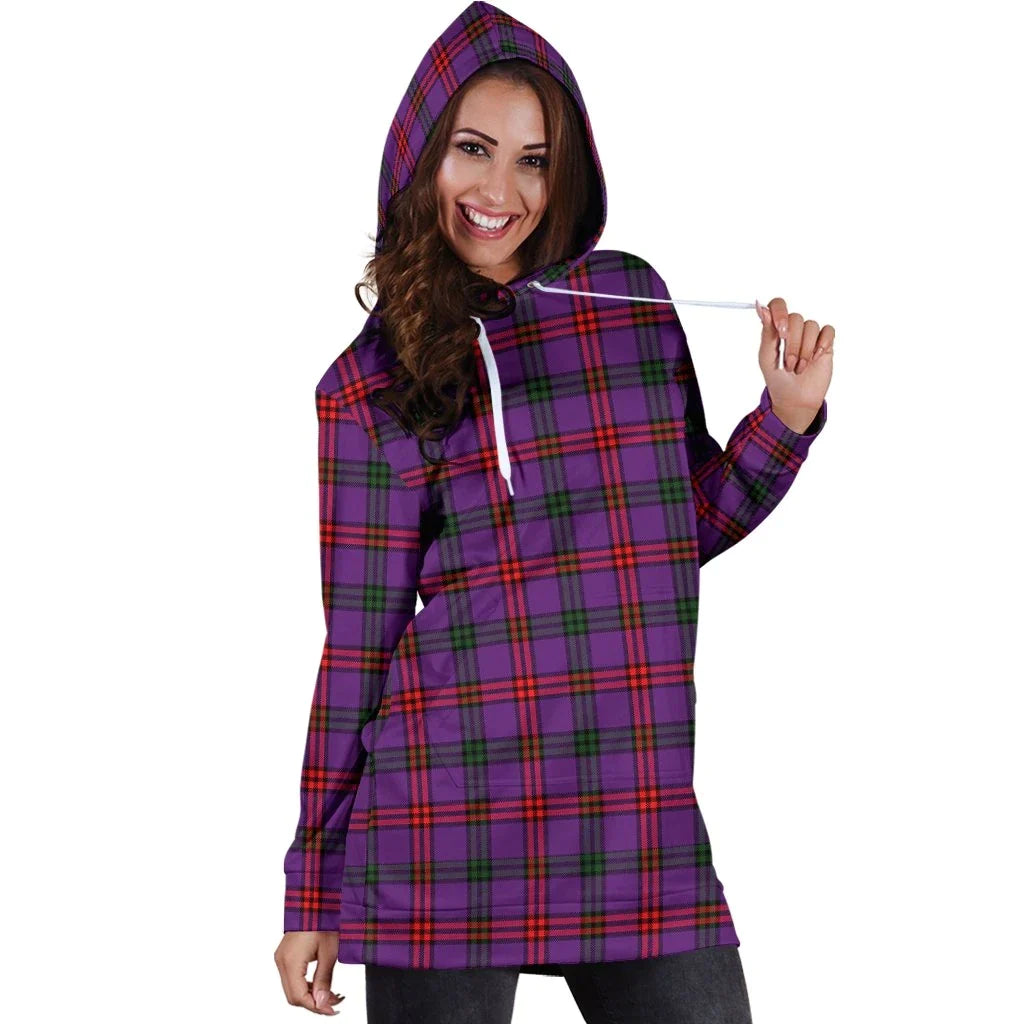 Montgomery Modern Tartan Plaid Hoodie Dress