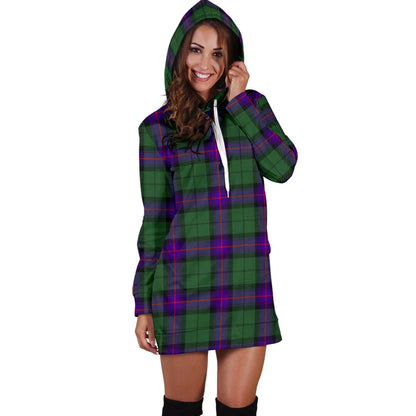 Armstrong Modern Tartan Plaid Hoodie Dress