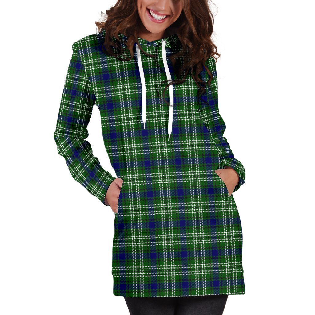 Tweedside District Tartan Plaid Hoodie Dress