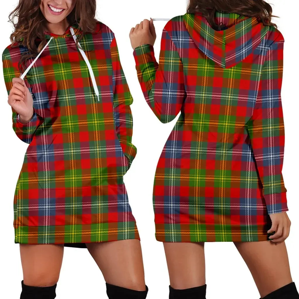 Forrester Tartan Plaid Hoodie Dress