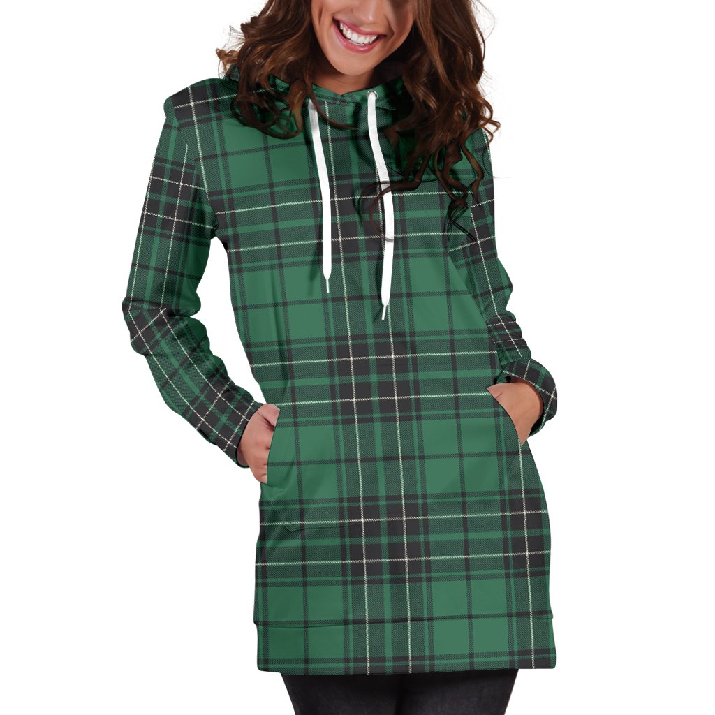 MacLean Hunting Ancient Tartan Plaid Hoodie Dress
