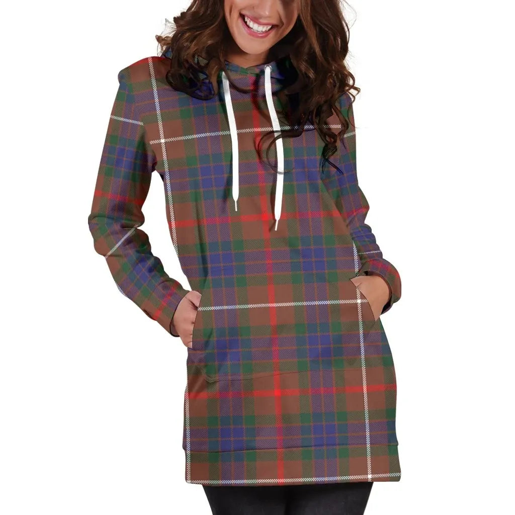 Fraser Hunting Modern Tartan Plaid Hoodie Dress