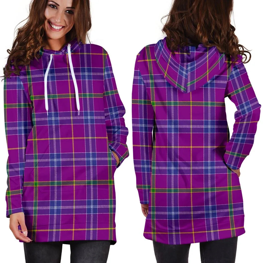 Jackson Tartan Plaid Hoodie Dress