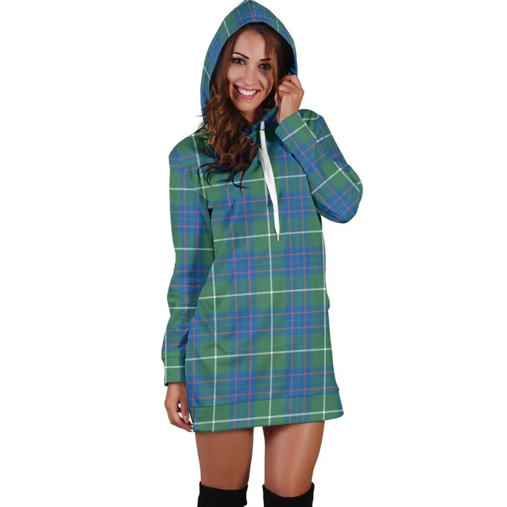 MacIntyre Hunting Ancient Tartan Plaid Hoodie Dress