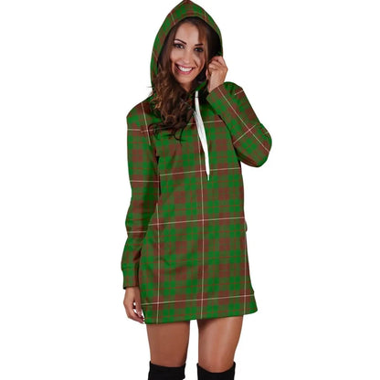 MacKinnon Hunting Modern Tartan Plaid Hoodie Dress