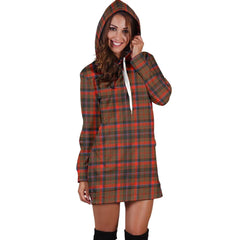 Cumming Hunting Weathered Tartan Plaid Hoodie Dress