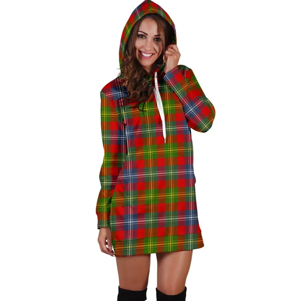 Forrester Tartan Plaid Hoodie Dress