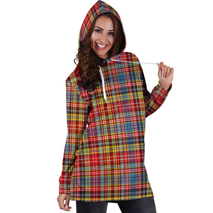 Drummond of Strathallan Tartan Plaid Hoodie Dress