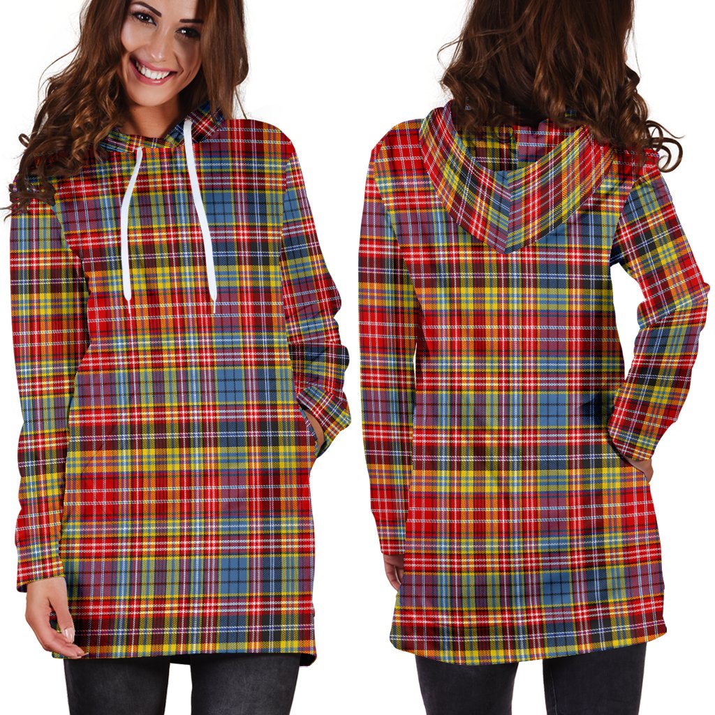 Drummond of Strathallan Tartan Plaid Hoodie Dress