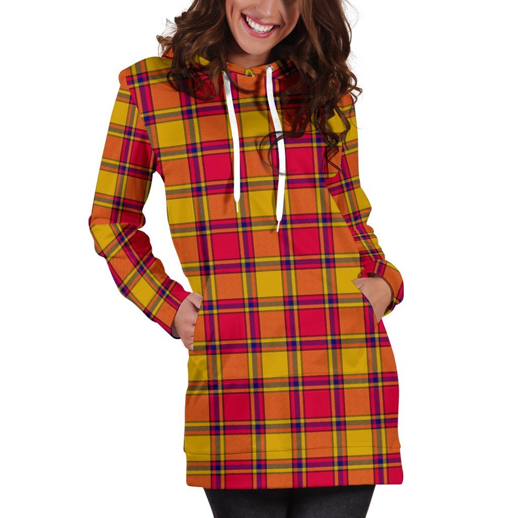 Scrymgeour Tartan Plaid Hoodie Dress